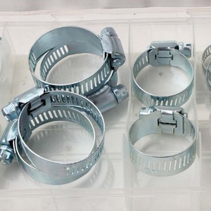 Hose Clip Set American Style Pipe Clamps Zinc Plated Iron 16mm Imperial Home Use - Product Image 2
