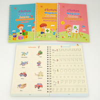 Livre Magique Sank Français Cahier de Pratique Écriture Calligraphie Livres d'Impression Enfant pour Enfants Livre d'Exercices Lettres Françaises