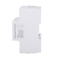 Protecteur de surtension et de sous-tension à réinitialisation automatique 220V100A, protecteur de courant alternatif triphasé, limiteur de tension réglable avec 6 affichages