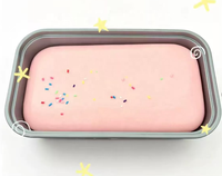 Nouveau Jouet Squishy Crème Glacée à Remontée Lente, Gâteau Moelleux Anti-Stress, Jouets Sensoriels de Simulation Alimentaire, Crème Décompression à Presser