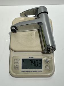 Grifo <span class=keywords><strong>de</strong></span> lavabo Válvula Cartucho Estilo Aleación <span class=keywords><strong>de</strong></span> zinc Montado en cubierta Orificio único Cerámica Moderna 35MM Latón Español Apartamento contemporáneo - Product Image 2