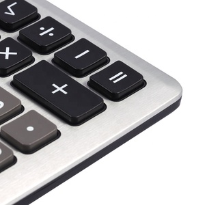 Calculadora electrónica de escritorio Foska, pantalla LCD de 12 dígitos, batería de alimentación bidireccional y función estándar solar, calculadoras de oficina - Product Image 5