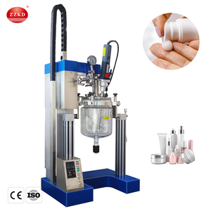 Reactor de Vidrio con Chaqueta de Laboratorio de 2L, Mezclador, Homogeneizador al Vacío de Alto Cizallamiento, Máquina Mezcladora Emulsionante - Product Image 5