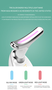 Masajeador Eléctrico de Drenaje Linfático para Cuello, con Calor EMS, Masaje Gua Sha para Cuello y Mandíbula, con Luces - Product Image 5