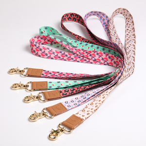 Custom Logo Embossed Soft Durable Nylon Printed Contemporary Promotional Lanyard Keychain Neck Strap for Alumni Relations/Class
