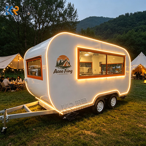Remorque à glaces rétro style caravane, <span class=keywords><strong>camion</strong></span> de restauration mobile vintage pour festivals, mariages, fêtes et entreprises de <span class=keywords><strong>location</strong></span> - Product Image 3