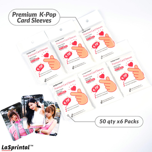 Conception personnalisée 300pcs Premium Soft Popcorn No Scratch Kpop Idol Star Cartes de visite Photo Photocard Card Penny Holder Sleeves - Product Image 3
