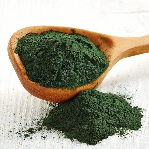 Polvo de espirulina orgánico de extracto de planta natural de grado alimenticio de suministro al por mayor