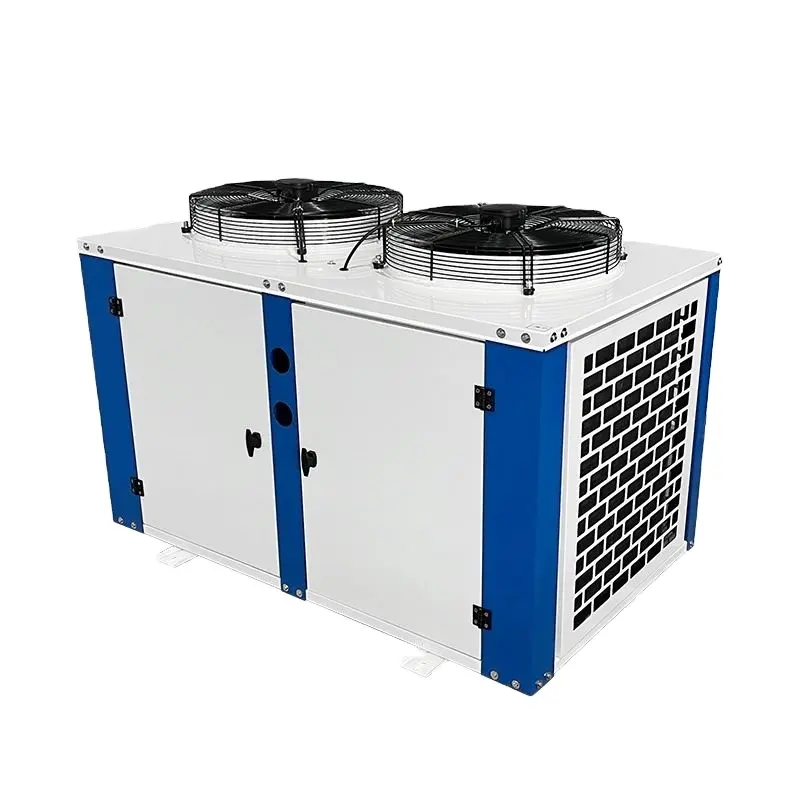 Unidad de condensación de descarga superior de refrigeración refrigerada por aire tipo caja 8