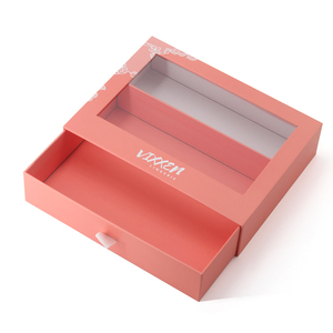Custom printed mens lingerie underwear packing box clear sleeve box luxury sliding lingerie packaging gift box