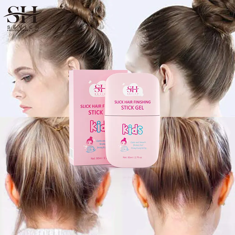 Venta caliente Oem Etiqueta Privada Gel para el cabello para niños Productos de peinado Cera para el cabello Control de bordes