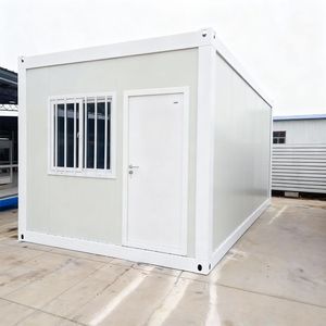 Maisons modulaires préfabriquées en acier, conteneurs plats 10ft 20ft 40ft, portables, démontables, design moderne, bureau, école, salle - Product Image 3