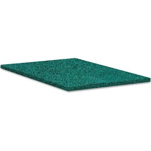 Boardwalk 186 Tampon à récurer vert robuste 6 x 9 en polyester et nylon pour cuisine, salle de bain et voiture, boîte de 15 - Product Image 2