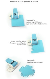 Kamei Hot Bán Chất Lượng Cao Tự Làm Lỗ Cạnh Máy Thẻ Quà Tặng Side Craft Biên Giới Đấm Giấy Đấm - Product Image 5