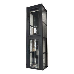 Настраиваемый роскошный современный домашний лифт с датчиком безопасности, автоматическими дверями, для вилл и жилых комплексов, 2-6 этажей, для семейного использования, ПВХ - Product Image 1