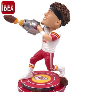 Figurines de football en plastique, vente en gros, 9 pièces, en résine, prix d'usine - Product Image 2