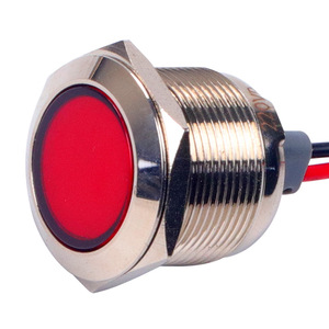 Nagamae Metal Indicator <b>Light</b> IP65 Stainless Steel <b>LED</b> Power Signal <b>Light</b> For Control Panel - Product Image 2