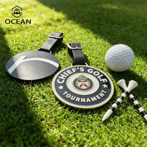 Etichetta per Sacca da <span class=keywords><strong>Golf</strong></span> di Alta Qualità, Stile Vintage in Metallo, Accessorio per <span class=keywords><strong>Golf</strong></span>, Regalo Aziendale di Prestigio - Product Image 3