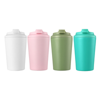 OEM ODM Tipo de bebida Boca con tapa Precio al por mayor Pared doble Acero inoxidable 304 Aislamiento BPA Libre de fugas Taza de café a prueba de fugas
