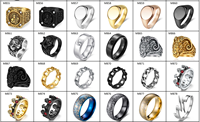 Bague en argent fine bijouterie Hiphop BeiYan pour femmes et hommes, en acier inoxydable 316, design chaîne mixte, cadeau pour mariage et fête