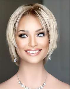 Kingdom Premium 100% cabello europeo seda superior peluca judía 5x5 tramas de base de seda espalda con HD rayita peluca Médica para Mujeres de alopecia - Product Image 1