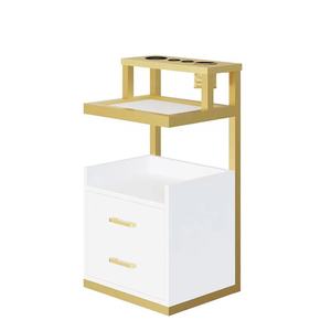 <span class=keywords><strong>MY</strong></span> Factory Direct Barber Shop Cabinet Outil Table Coiffeur Étagère spéciale Miroir de sol Coiffure Armoire de table - Product Image 1