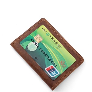 Wholesale Genuine Leather Business <b>Card</b> <b>Holder</b> <b>Wallet</b> - Product Image 5