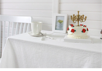 Nappe carrée en pur coton teint uni, style vintage français, avec dentelle blanche, motif jardin, pour le thé de l'après-midi, fabriquée en Chine