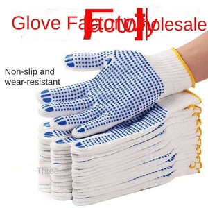 Guantes de Protección Laboral Súper Resistentes al Desgaste, Guantes de Trabajo para Obras de Construcción, de Hilo de Algodón, Nailon y Nitrilo, Antideslizantes, Tejidos - Product Image 3