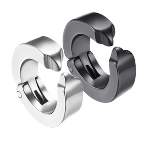 Stainless Steel Ear <b>Cuffs</b> For Men And Women No Piercing Simple <b>Earrings</b> Ear Clips Everyday Wear Gold Silver Black Blue Rainbow - Product Image 5