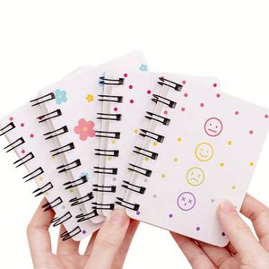 Carnet de notes portable 2026 avec couverture imprimée et reliure spirale, 80 feuilles, idéal pour étudiants et enfants – Fournitures scolaires - Product Image 3