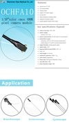Módulo de Cámara Endoscópica HD de 1.8mm OEM/PDM OCHFA10, Sensor CMOS Mini de 720P para Dispositivos de Inspección Médica