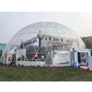 Kunden spezifische klare Party Carpa Domo Para Eventos Baldachin transparente Domo industrielle musikalische Ereignisse Kuppel Zirkus Event Zelt