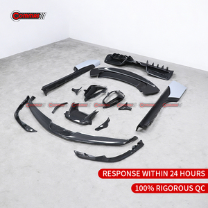 ชุดแต่งตัวถังรถยนต์คาร์บอนไฟเบอร์แห้งสไตล์ OEM ขายดีที่สุดสำหรับ Ferrari SF90 ชุดแต่งรอบคัน ประกอบด้วยลิ้นหน้า-หลัง สเกิร์ตข้าง ช่องระบายอากาศ สปอยเลอร์ - Product Image 6