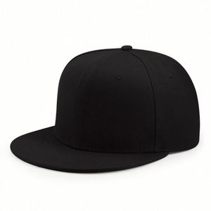 Custom Hip-Hop <b>Flat</b> Rim Baseball Hat for <b>Men</b> Women Street Sunshade <b>Cap</b> Polyester Velour Casual <b>Flat</b> Rim Fitted Hat - Product Image 5