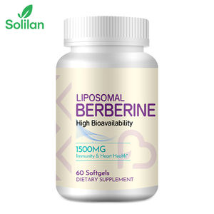 Cápsulas Macias de Berberina HCL Orgânica Testadas por Terceiros Nutriente para Cabelos Saudáveis Bem-Estar Personalização de Logo - Product Image 1