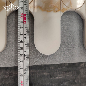 Goldtop Natural Stone Calacatta Gold-Calacatta Borghini Marble Mosaic for Hotel Villa - Product Image 4