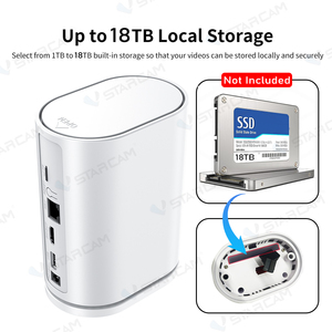 ชุดกล้องวงจรปิดไร้สาย 4CH 3MP WiFi NVR พร้อมแบตเตอรี่ 8000mAh 4 ก้อน ระบบตรวจจับความเคลื่อนไหว PIR  หมุนได้ PTZ  สนทนา 2 ทาง ภาพกลางคืนคมชัด - Product Image 4