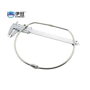 Anillo Organizador de Llaves en Forma de D de Papel EWANG, Anillos de Almacenamiento de Cinta Plateados - Product Image 1