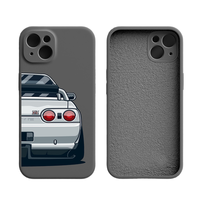 XP879 iPhone 15 13 Pro Max 2024 Sports Car Explosion-Resistant Silicone TPU Soft Case Protective Mobile Phone for iPhone 16 Pro