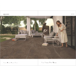 แผ่นหินเผาขนาด 15 มม. 800x2400 มม. กระเบื้องพอร์ซเลน Pulati สำหรับปูพื้นโรงแรมและล็อบบี้ระดับไฮเอนด์ - Product Image 3