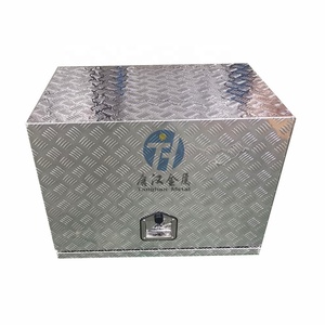Nhôm Checker Tấm Top Mở Cửa Máy Phát Điện Công Cụ Lưu Trữ <span class=keywords><strong>Tool</strong></span> <span class=keywords><strong>Box</strong></span> Với Nhiệt Emssion Lỗ - Product Image 5