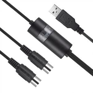 Mètres câble USB vers MIDI elec-trique, Piano, batterie, guitare, Interface de compilation de <span class=keywords><strong>musique</strong></span>, adaptateur de câble convertisseur prise en charge de Mac OS et Win-dows - Product Image 3