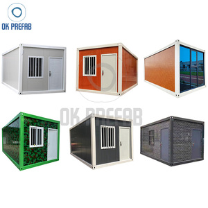 <span class=keywords><strong>ISO</strong></span> 20ft 40ft di động prefab Modular Mini House vận chuyển Gói phẳng <span class=keywords><strong>container</strong></span> nhà khung - Product Image 5