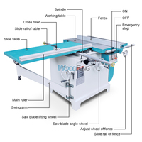 Scie circulaire de table pour le travail du bois Woodfung MJ113TB, machine à couper le bois, scie à table coulissante, scie à table pour le bois, scie à table