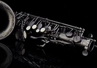 Wholesale Woodwind Instrument E Flat Black Nickel Matte Professional Saxophone Alto
