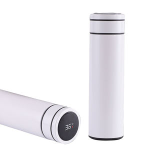 Factory Custom Logo Printing White Double <b>Vacuum</b> Cup 304 Stainless Steel Flask Paint 480ml Business Sport Water Bottles - Product Image 1
