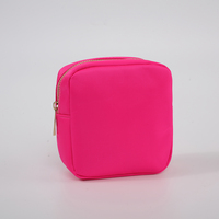 RTS – petite pochette de maquillage imperméable à paillettes pour femmes et filles, avec patchs de lettres en Chenille, à la mode, Durable