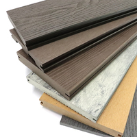 Planches de terrasse en composite bois-plastique (WPC) solides, anti-fissures, pour jardin et cour