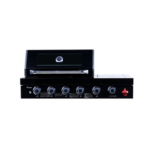 Cuisine extérieure moderne de luxe 2026, grils BBQ, armoires, table de <span class=keywords><strong>barbecue</strong></span> coréen avec brûleur à gaz, four, grils <span class=keywords><strong>barbecue</strong></span> - Product Image 1